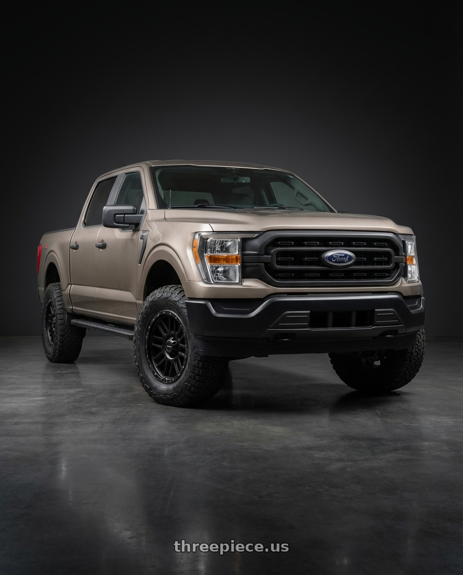2013 Ford F-150 with Vision Off-Road 111 Nemesis 6x135 20x9+18 Matte Black wheels