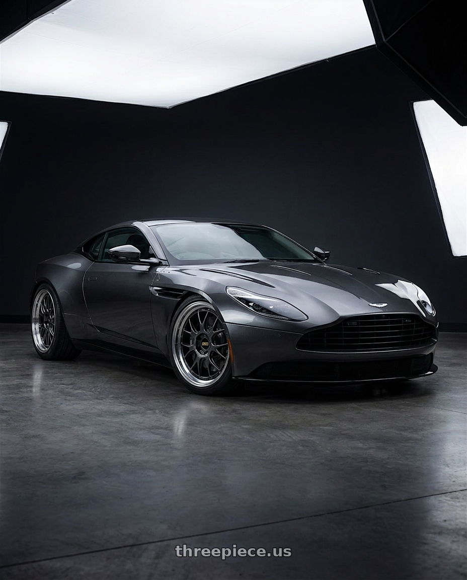 2019 Aston Martin DB11 with BBS LM-R 5x120 19x9.5+25 Diamond Black wheels