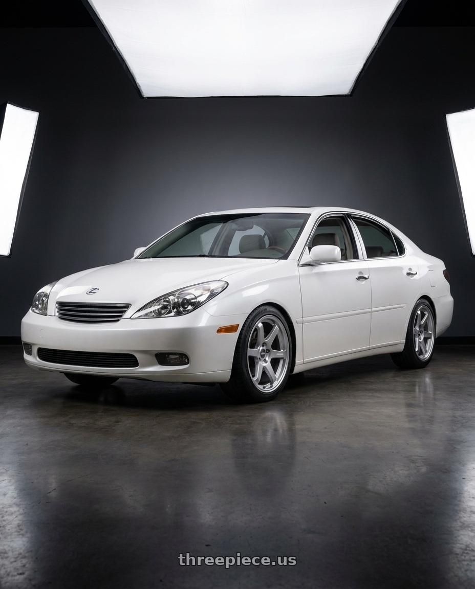 2005 Lexus Es330 with ESR Wheels APEX SERIES AP6 5x120 18x8.5 +30 Hyper Silver wheels
