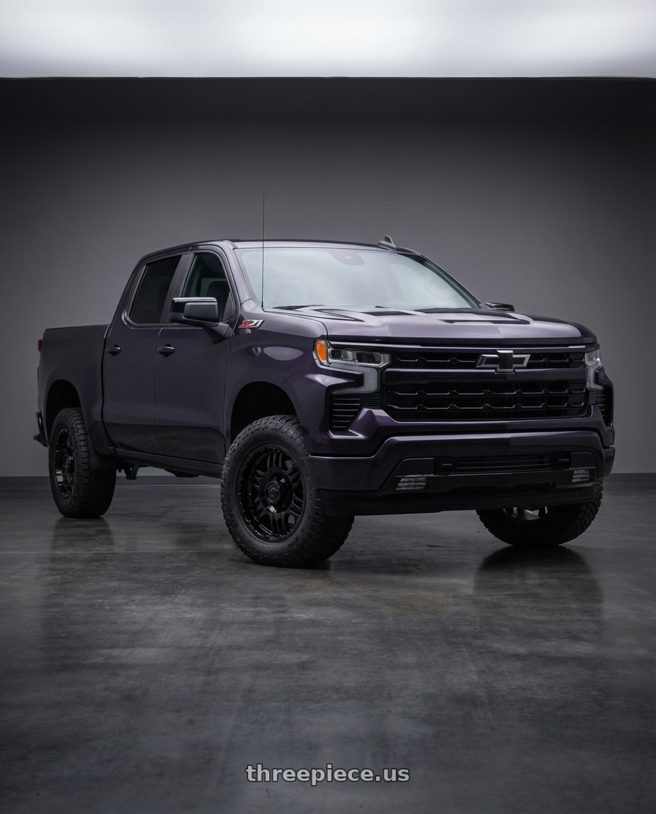 2023 Chevrolet Silverado 1500 with Gear Off Road 713B 6x139.7 20x9 +10 Gloss Black wheels
