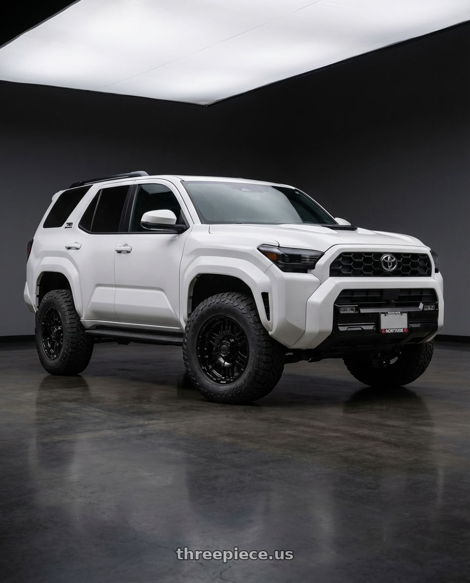 2022 Toyota 4Runner with Gear Off Road 713B 6x139.7 17x9 +10 Gloss Black wheels