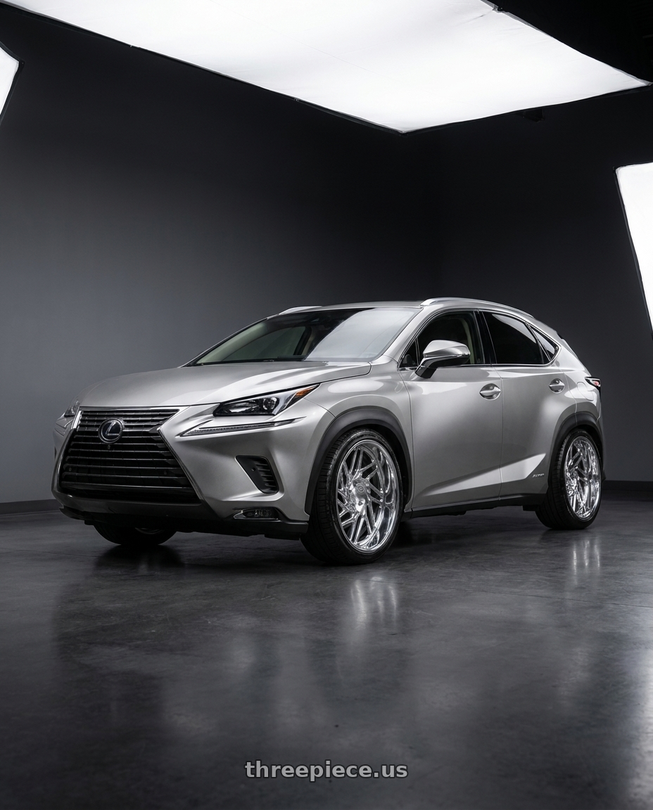 2019 Lexus NX with Carolina Forged Asheville 5x135 20x9 0 High Polish wheels