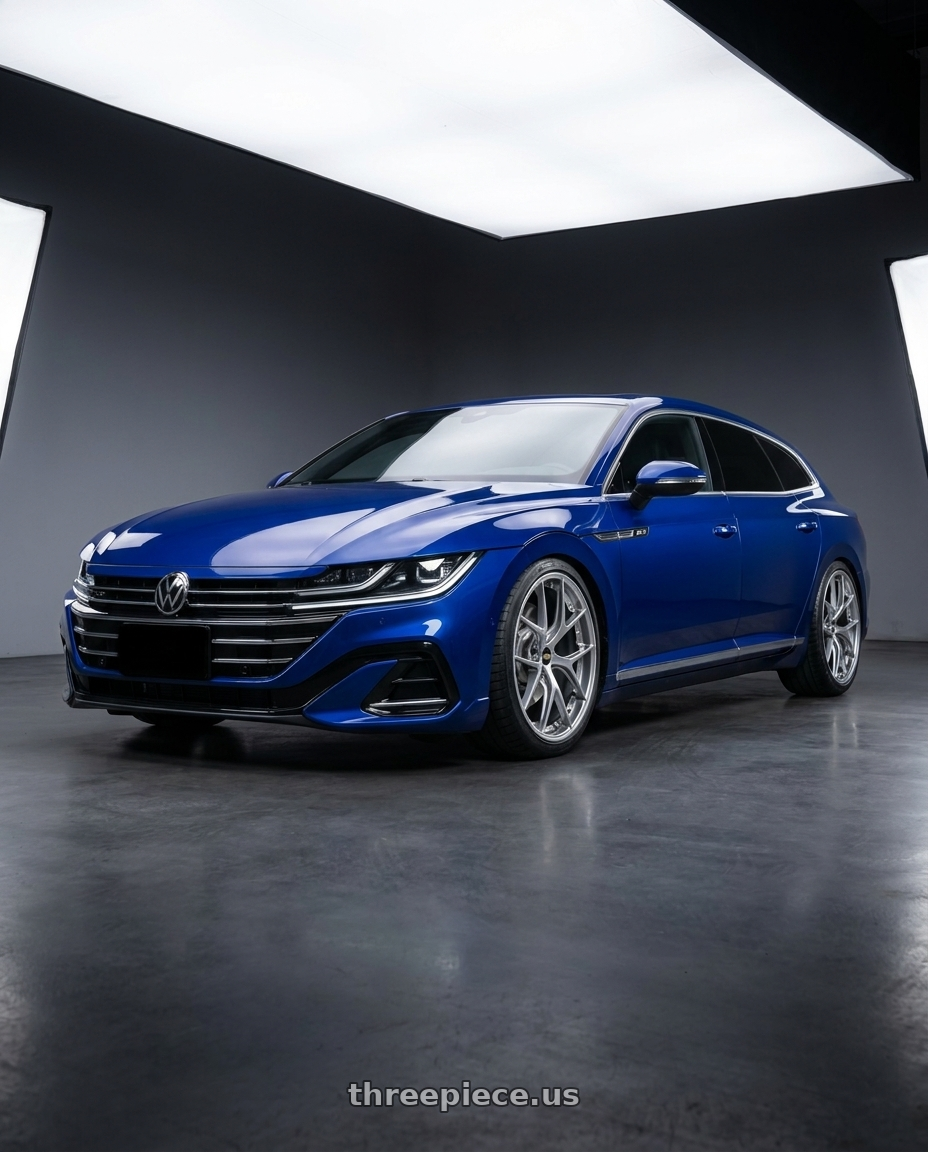 2023 Vw Arteon shooting brake with BBS RI-S 5x112 20x9.0+34 Diamond Silver wheels