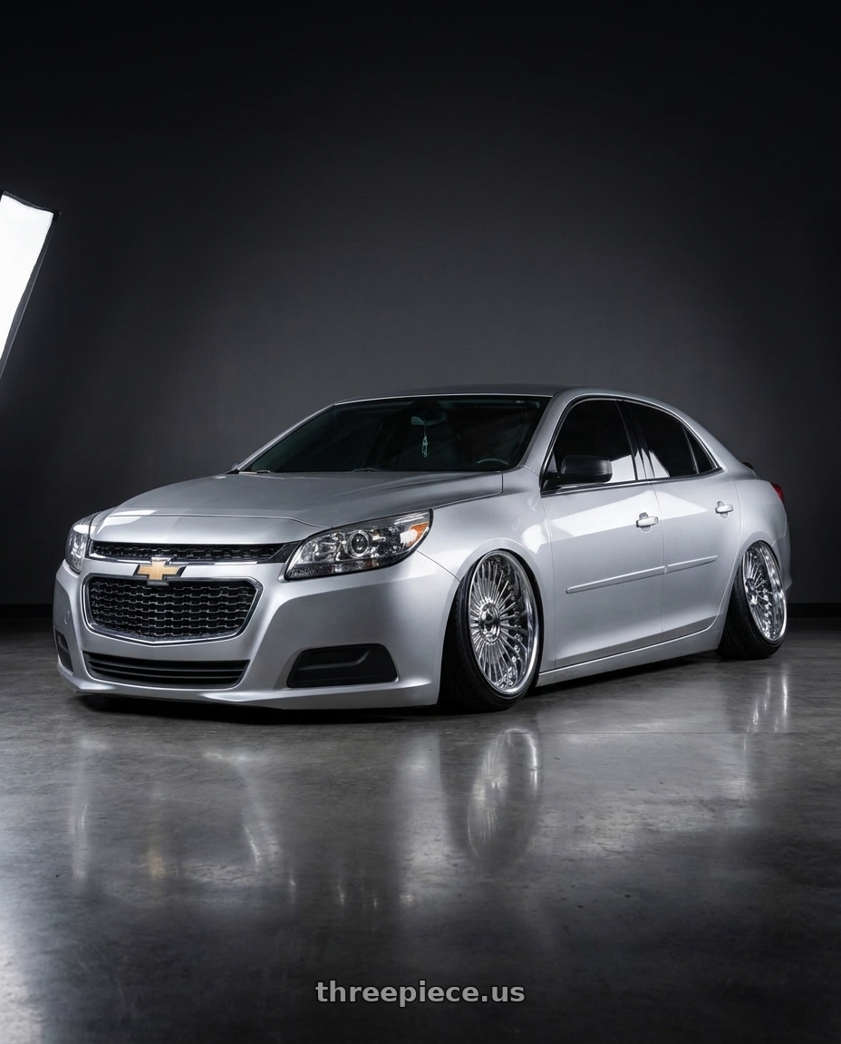2015 chevy malibu with Work Emitz Chrome 5x100 19x10.0 +12 wheels