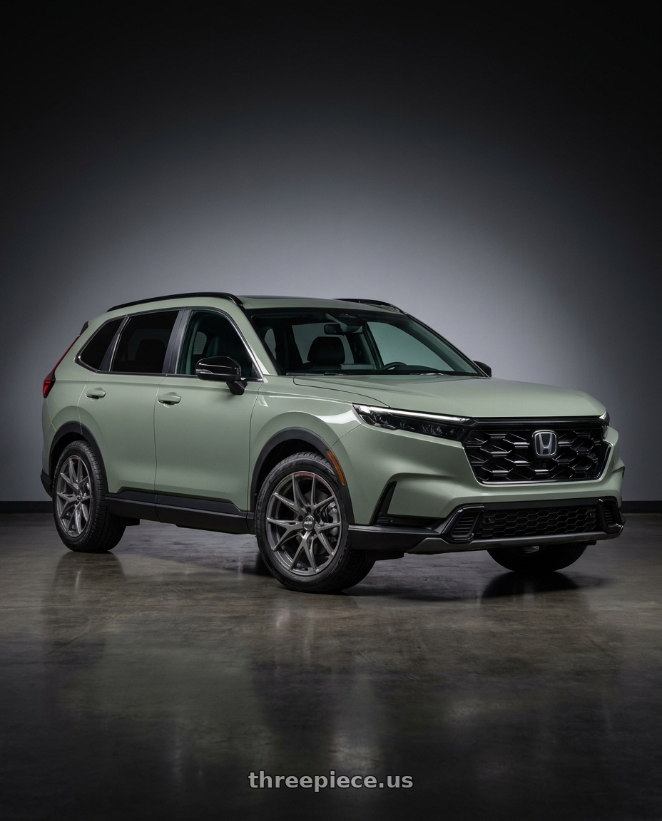 2026 Honda CR-V Hybrid Trailsport with Versus VV21S CRAFT COLLECTION 5x114.3 18x8+38 Arms Gray / Letter MC / RAP wheels