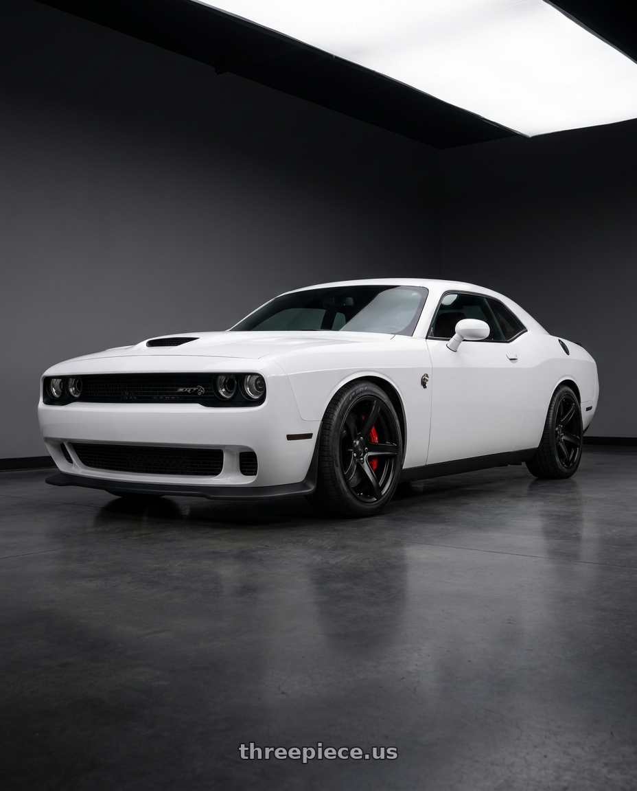 2021 Dodge Challenger R T with MRR M392 5x115 20x9.5  +12 Matte Black fit Charger Challenger wheels