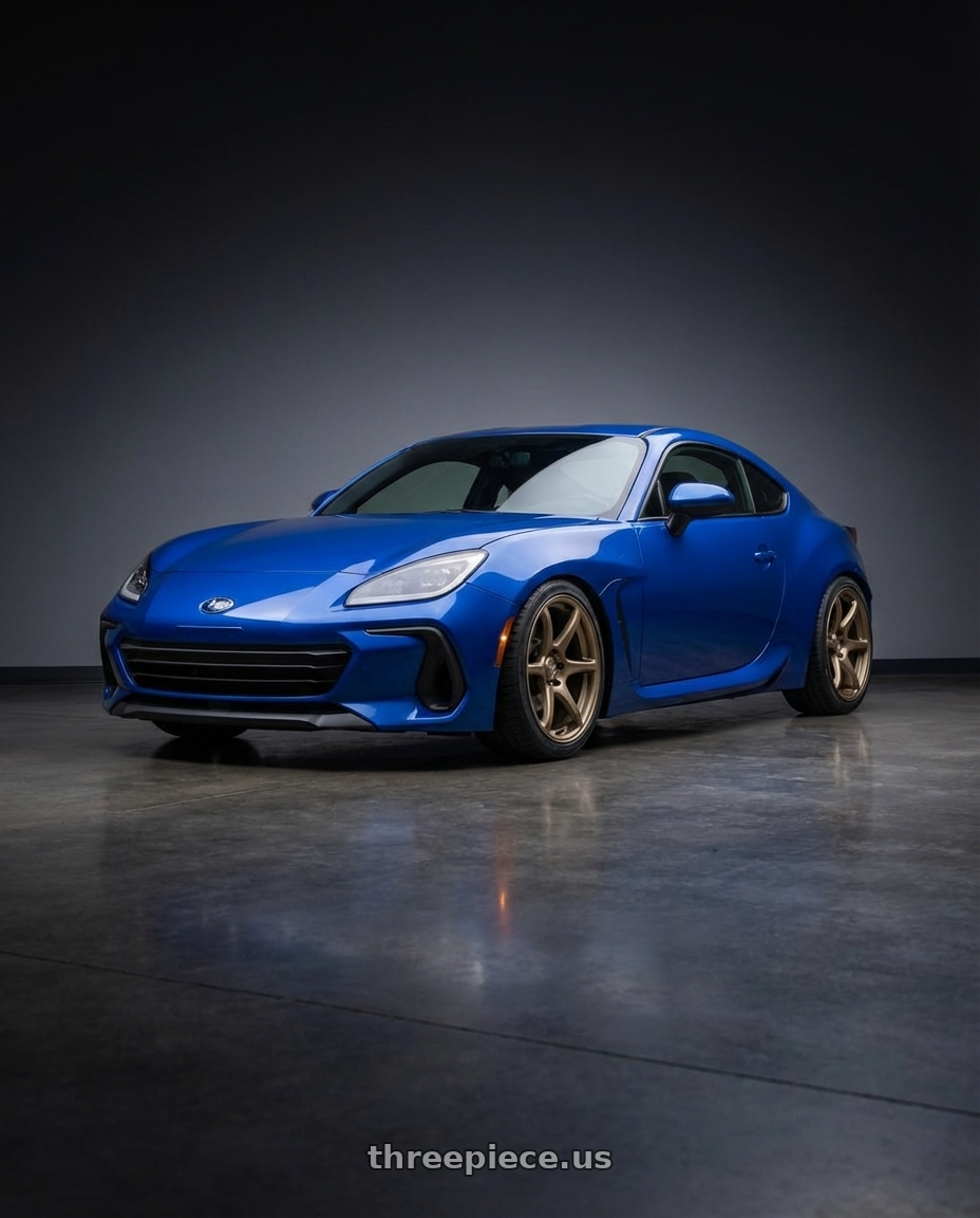 2024 Subaru BRZ with Kansei K11B Tandem 5x114.3 18x9 12 Bronze wheels