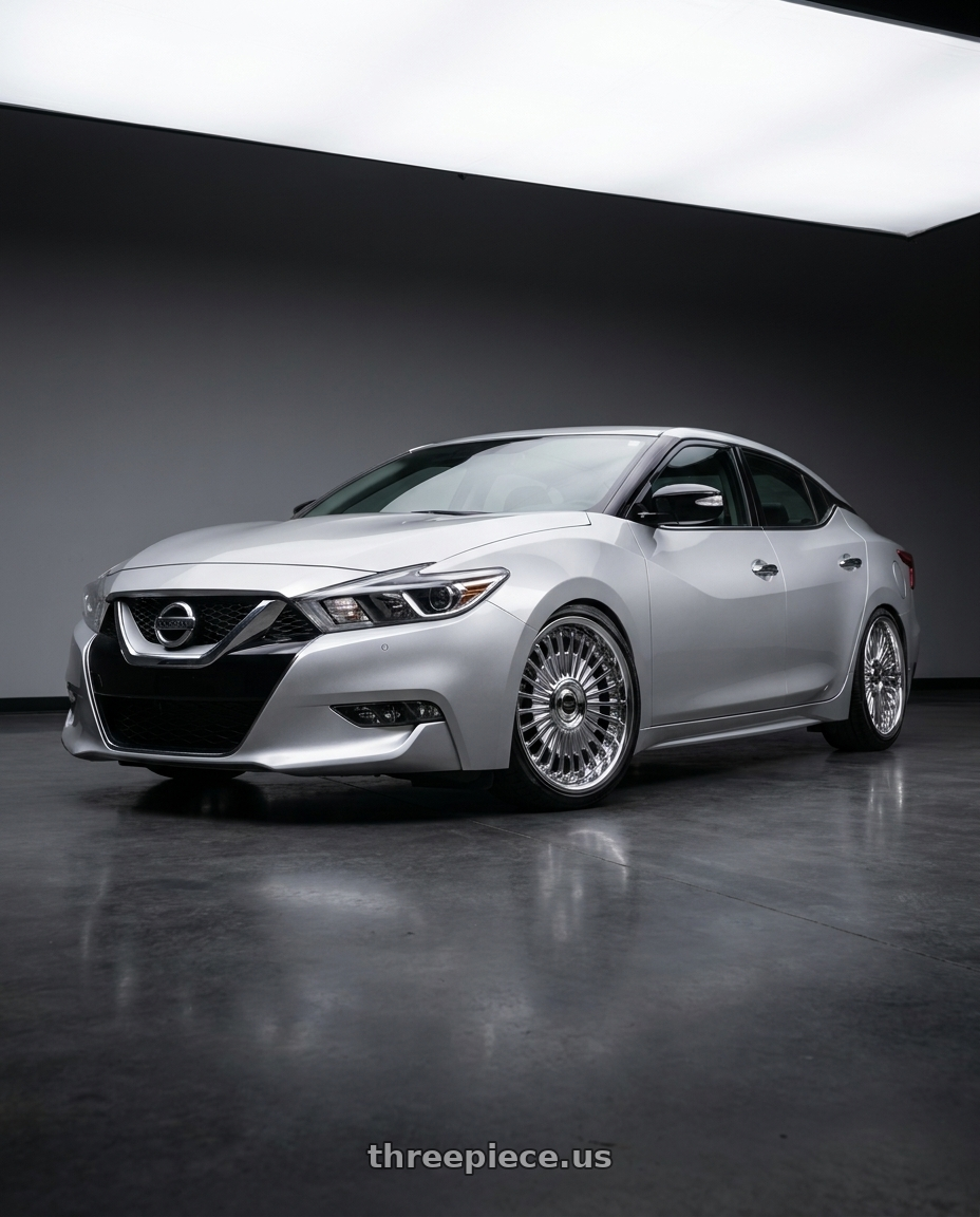 2016 Nissan Maxima Sr gun with Work Emitz wheels
