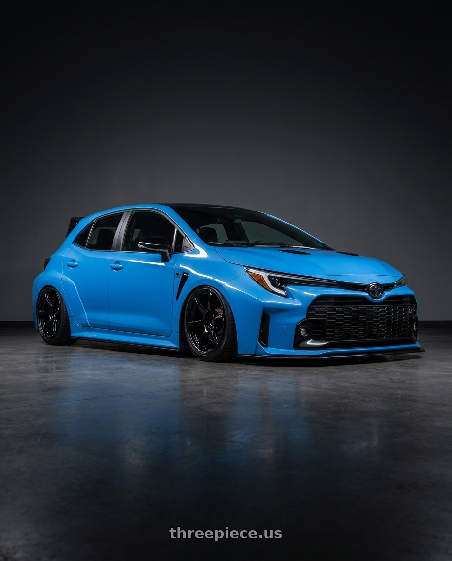 2024 Toyota GR Corolla with Advan RGIII 5x114.3 18x8.5+51 Gloss Black wheels