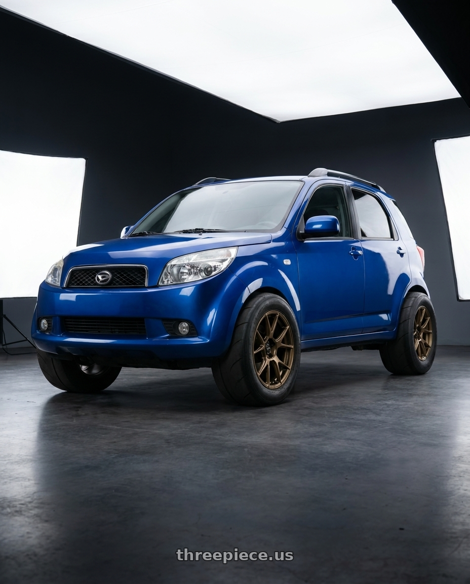 2009 daihatsu terios with Konig Ampliform 5x114.3 19x9.5+35 Gloss Bronze wheels