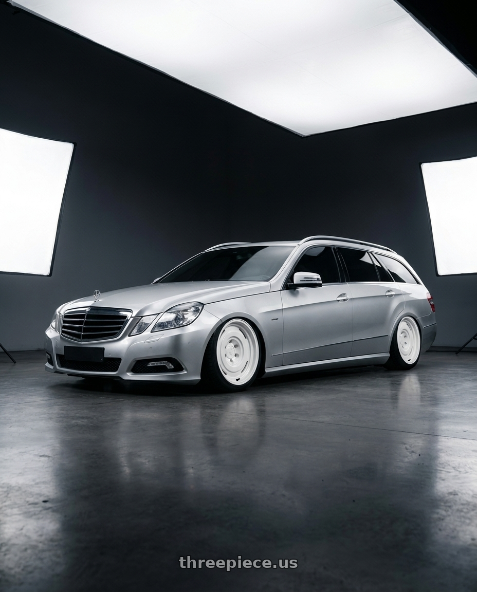 2010 Benz s212 with fifteen52 ANALOG HD 6x139.7 16x7.5 +0 CLASSIC WHITE (GLOSS WHITE) wheels