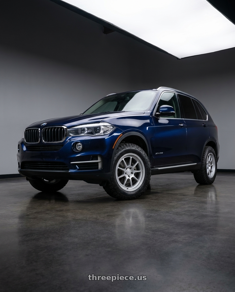 2015 BMW x5 xDrive35d imperial with Motegi MR135 5X120 18X8.5 +35 HYPER SILVER wheels
