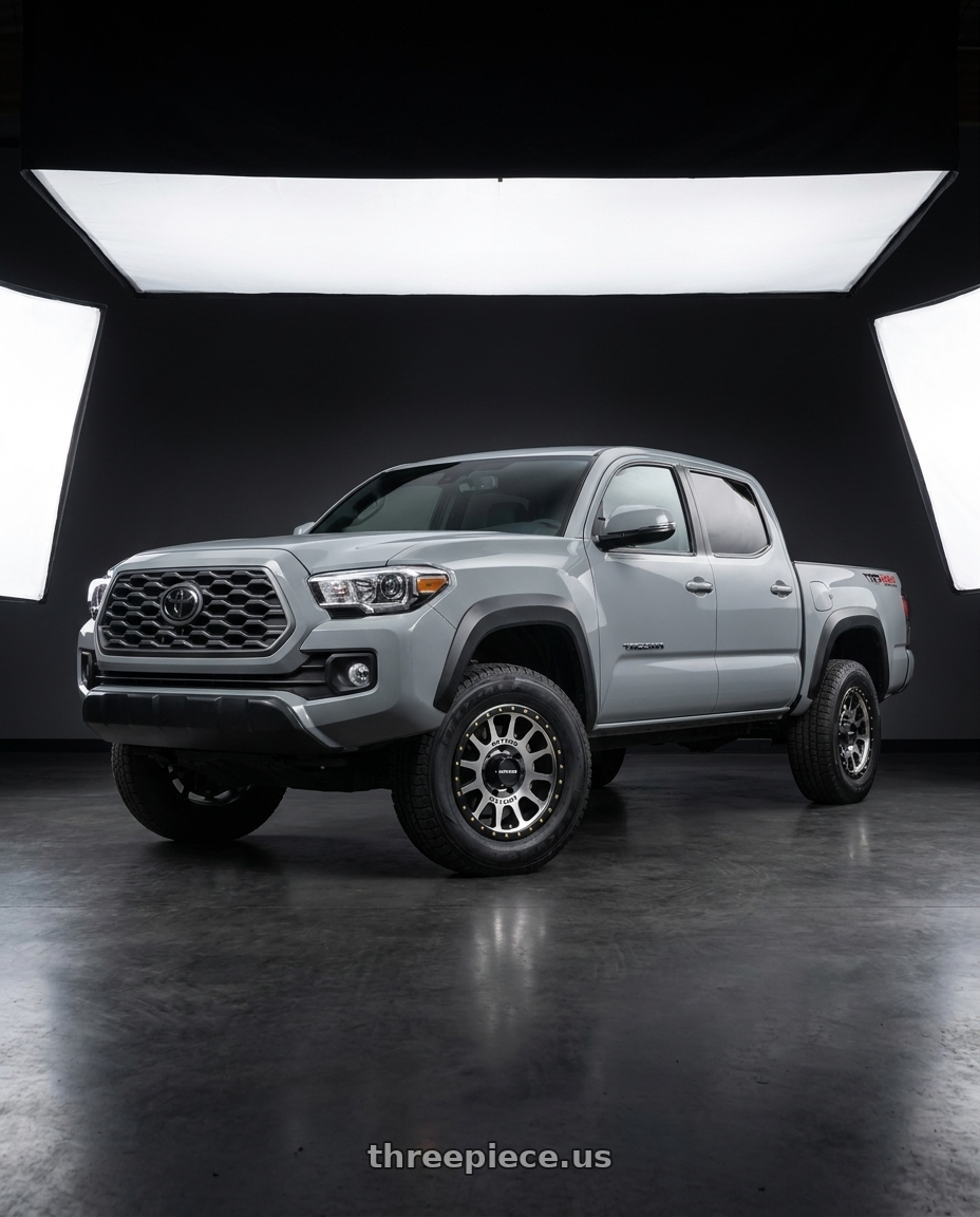 2021 Toyota Tacoma TRD Sport with Method Race Wheels 305MB NV 6x139.7 17x8.5 +0 MACHINED - MATTE BLACK LIP wheels