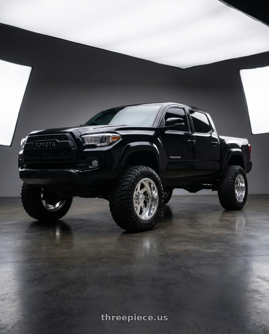 2019 Toyota Tacoma  with American Force 76 Blade SS 6X139.7 20X12 -40 POLISHED wheels