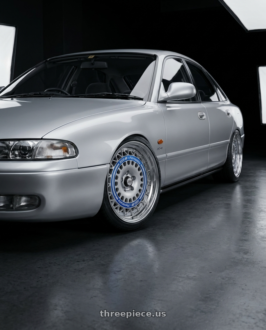 1991 efini ms8 with FORMULA AERO MESH 4x100 16X7+26 NR Disk Titan Silver wheels
