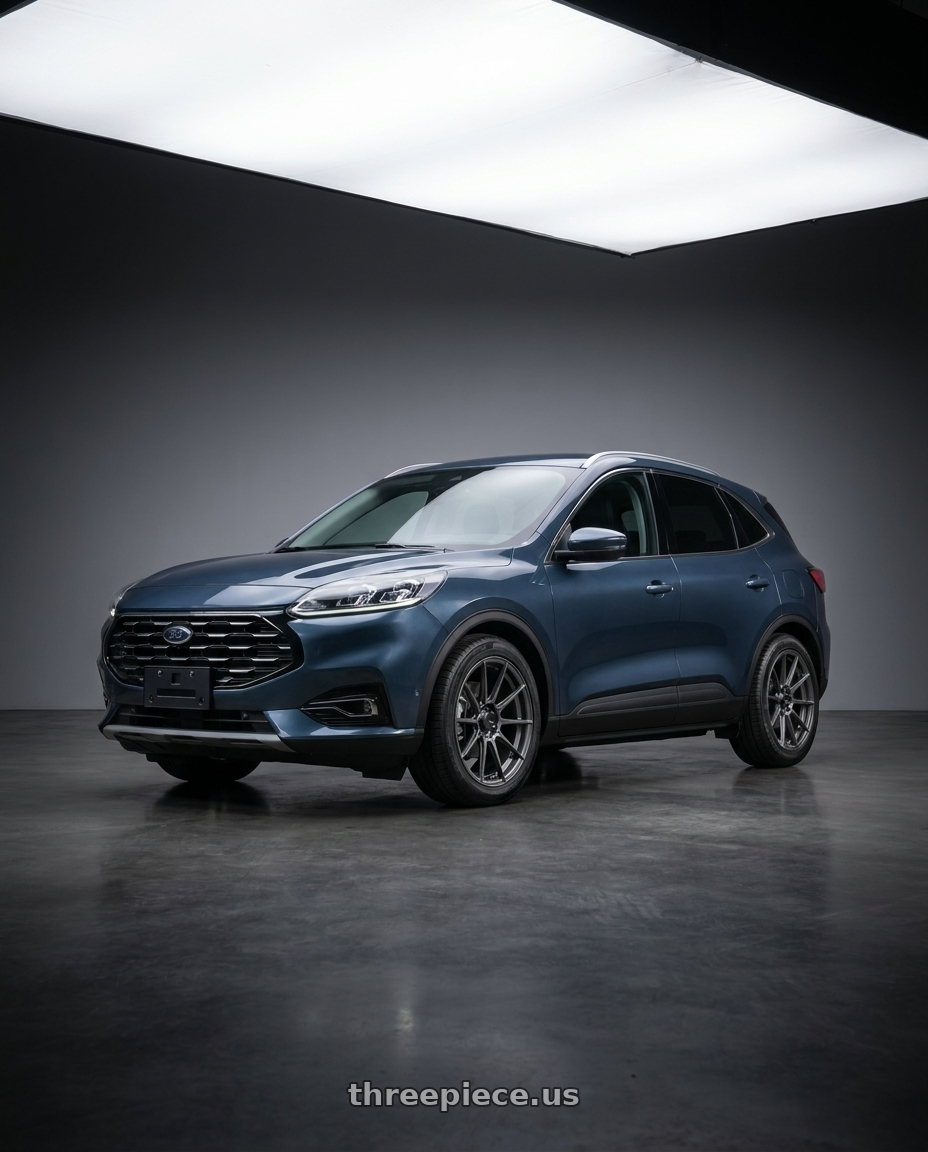 2023 ford kuga with Advanti Racing 79G Storm S1 4X100 15x8 +25 Matte Grey wheels