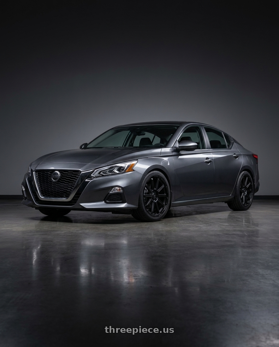 2021 Nissan Altima SV with Enkei Adventurer 5x114.3 18x8+35 Matte Black wheels