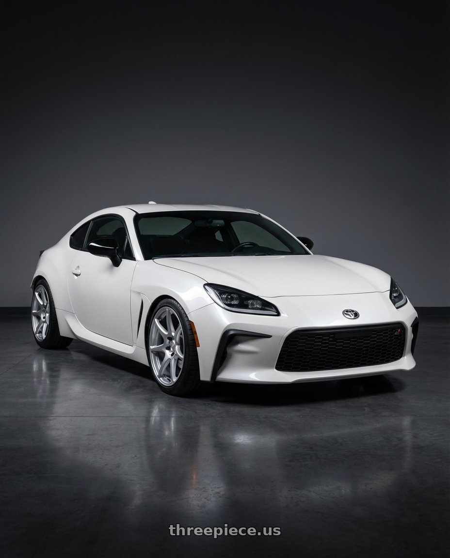 2016 Scion FR-S with Kansei K11S Tandem 5X100 17x9.5 12 Hyper Silver wheels