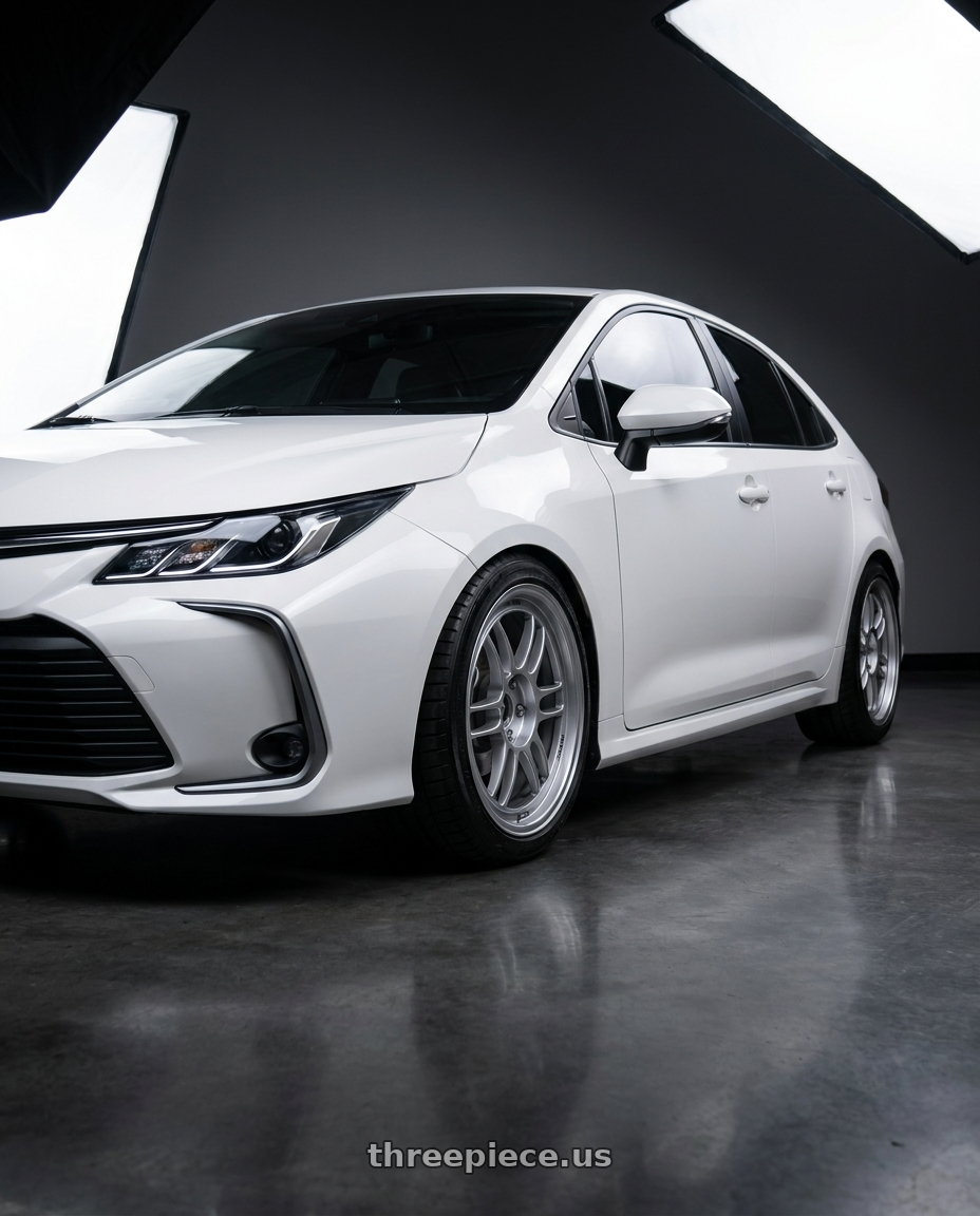 2022 Toyota altis with Enkei RPF1 5x100 18x8+45 Silver wheels