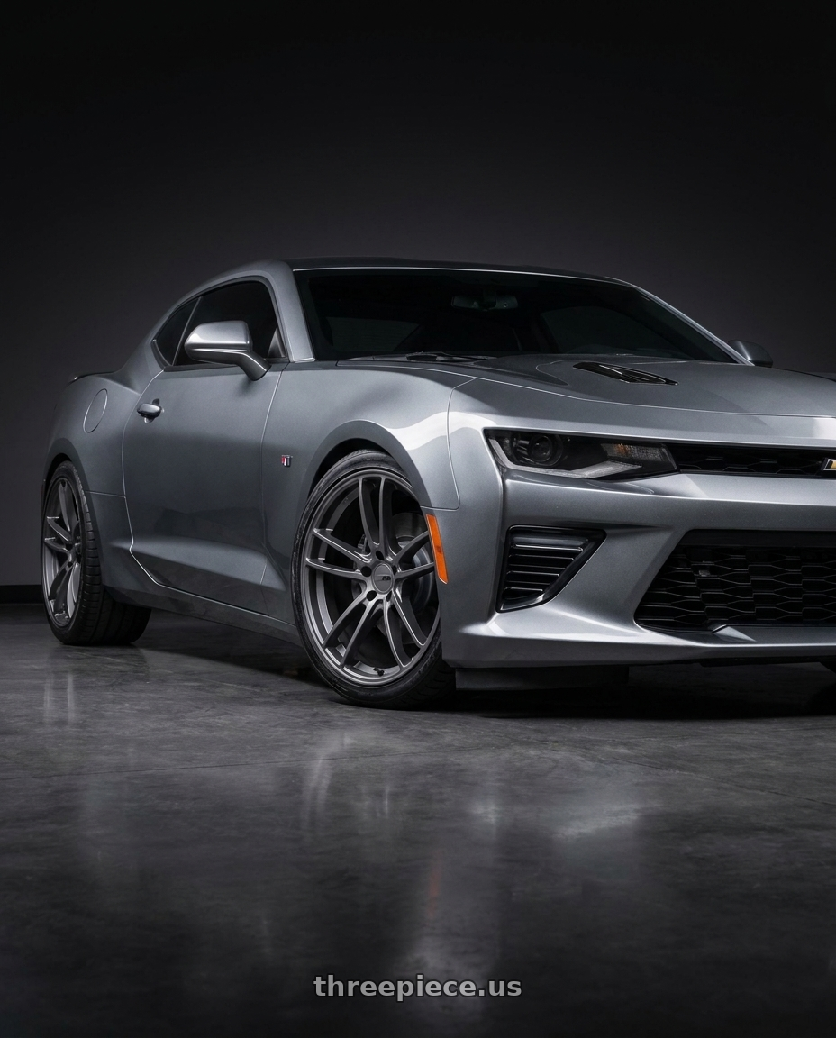 2019 Chevrolet Camaro SS with American Racing AR941 MACH FIVE 5X120 20X10 +22 GRAPHITE wheels