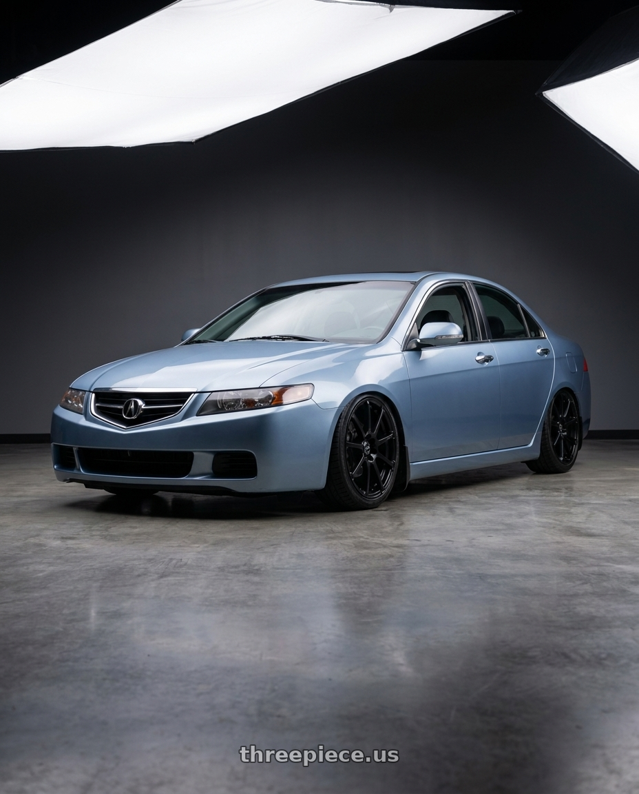2005 Acura Tsx with Enkei EDR9 5x100/114.3 18x7.5+38 Black wheels