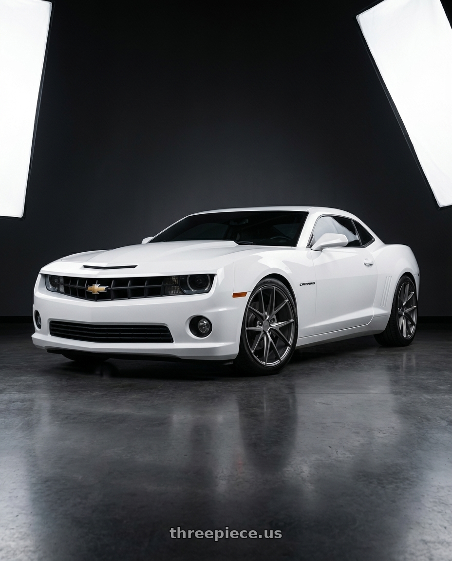 2014 Chevrolet Camaro 5th Gen with Niche 1PC M116 MISANO 5X120 20X9 +35 MATTE GUN METAL wheels