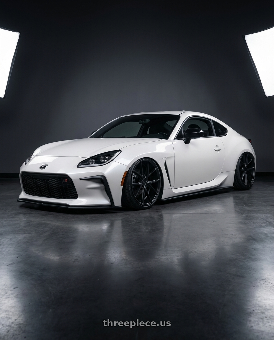 2016 Scion FR-S with Niche 1PC M117 MISANO 5X100 18X8 +40 MATTE BLACK wheels