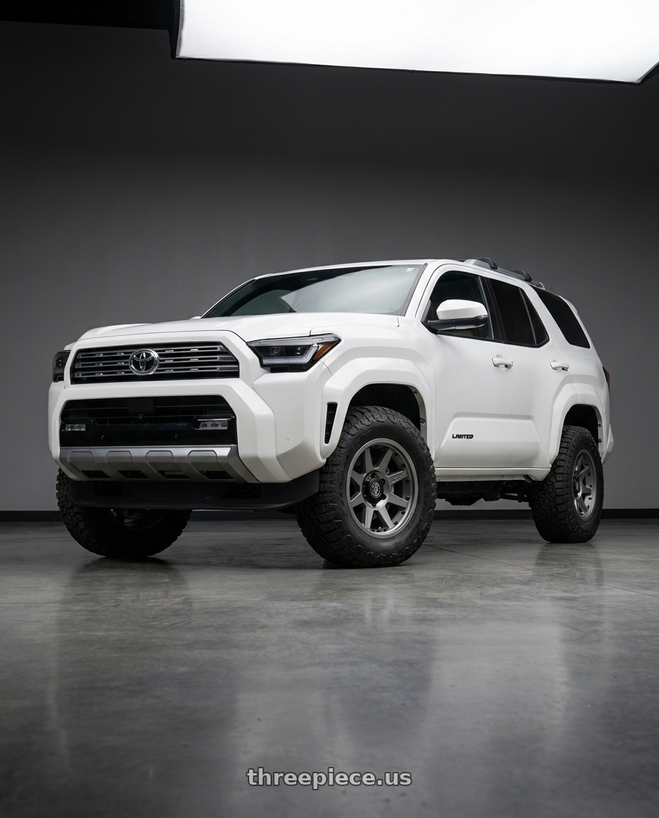 2026 Toyota 4Runner with Icon Alloys REBOUND PRO 5x150 17x8.5+25 TITANIUM wheels