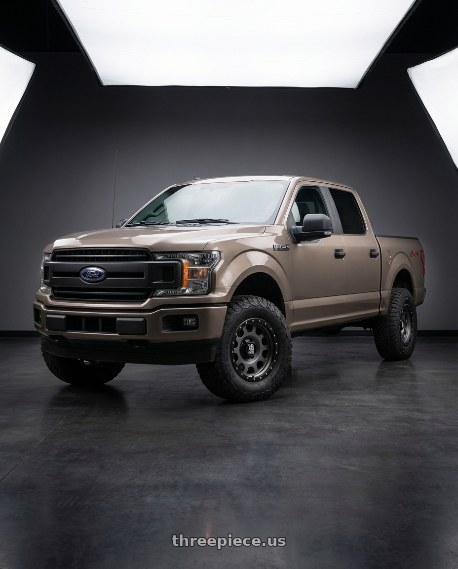 2019 Ford F-150 with XD XD126 ENDURO PRO 6X135 20X9 +0 MATTE GRAY W BLACK REINFORCING RING wheels