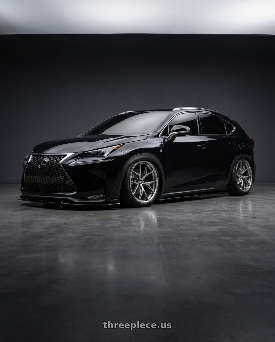 2019 Lexus nx200 with BBS FI-R Evo CL 21x12.0+45 Platinum Silver wheels