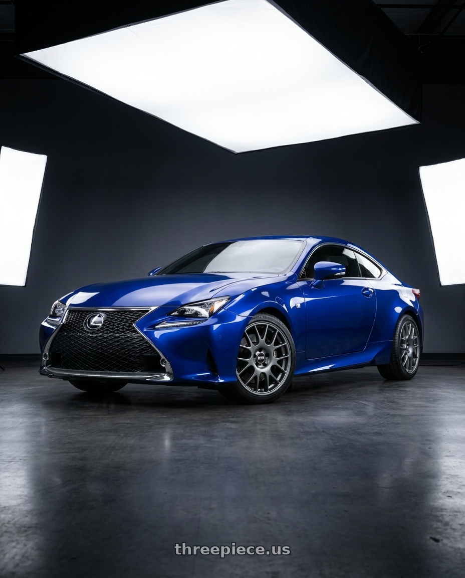 2015 lexus rc350 with BBS CO 5x112 18x8 +44 Titanium wheels