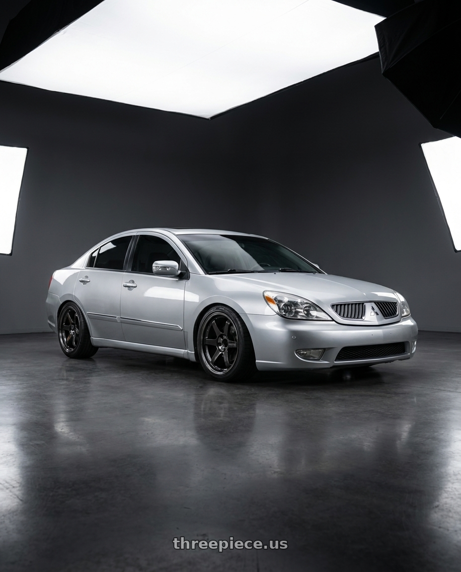 2006 mitsubishi galant grunder with Volk Racing TE37SL 5x114.3 19x10.5+12 Pressed Double Black wheels