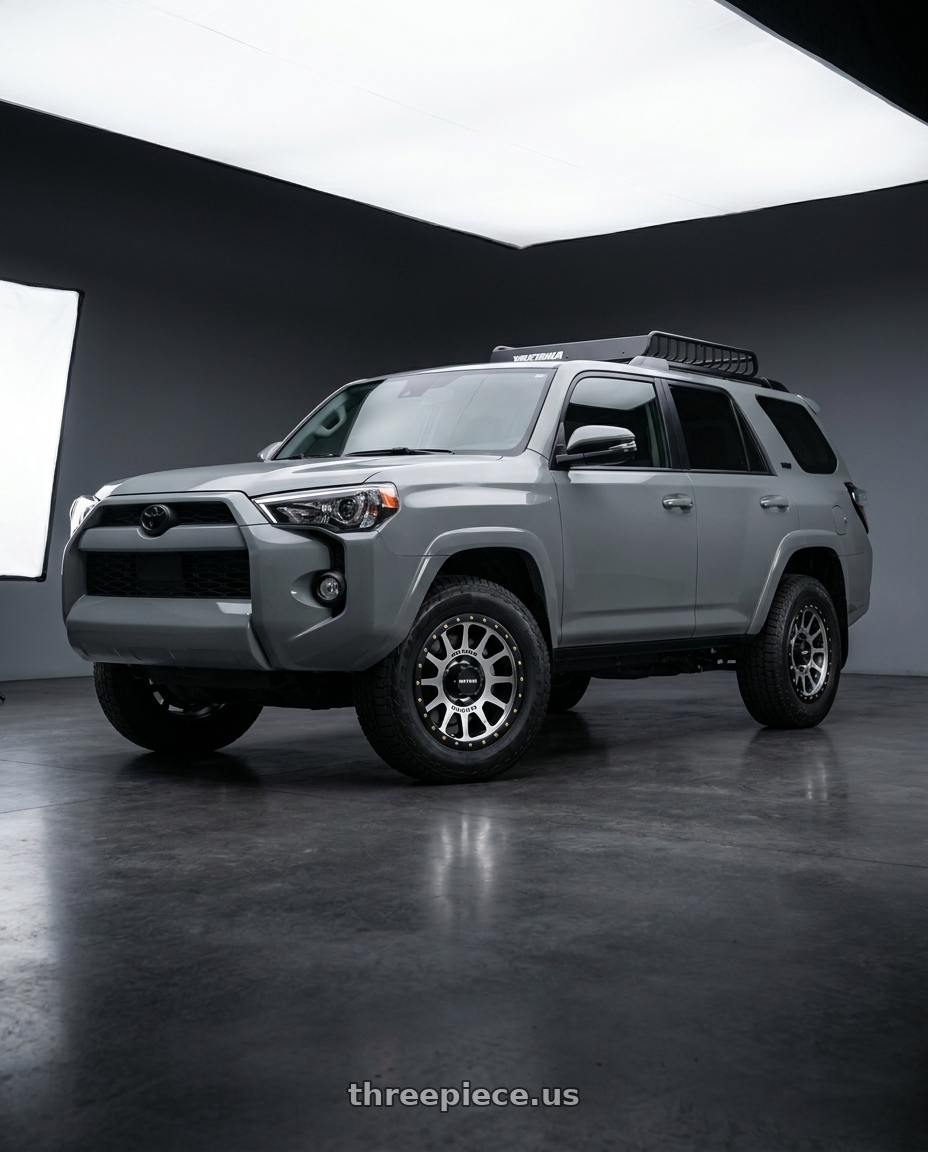 2021 Toyota 4Runner Venture with Method Race Wheels 305MB NV 6x139.7 17x8.5 +0 MACHINED - MATTE BLACK LIP wheels