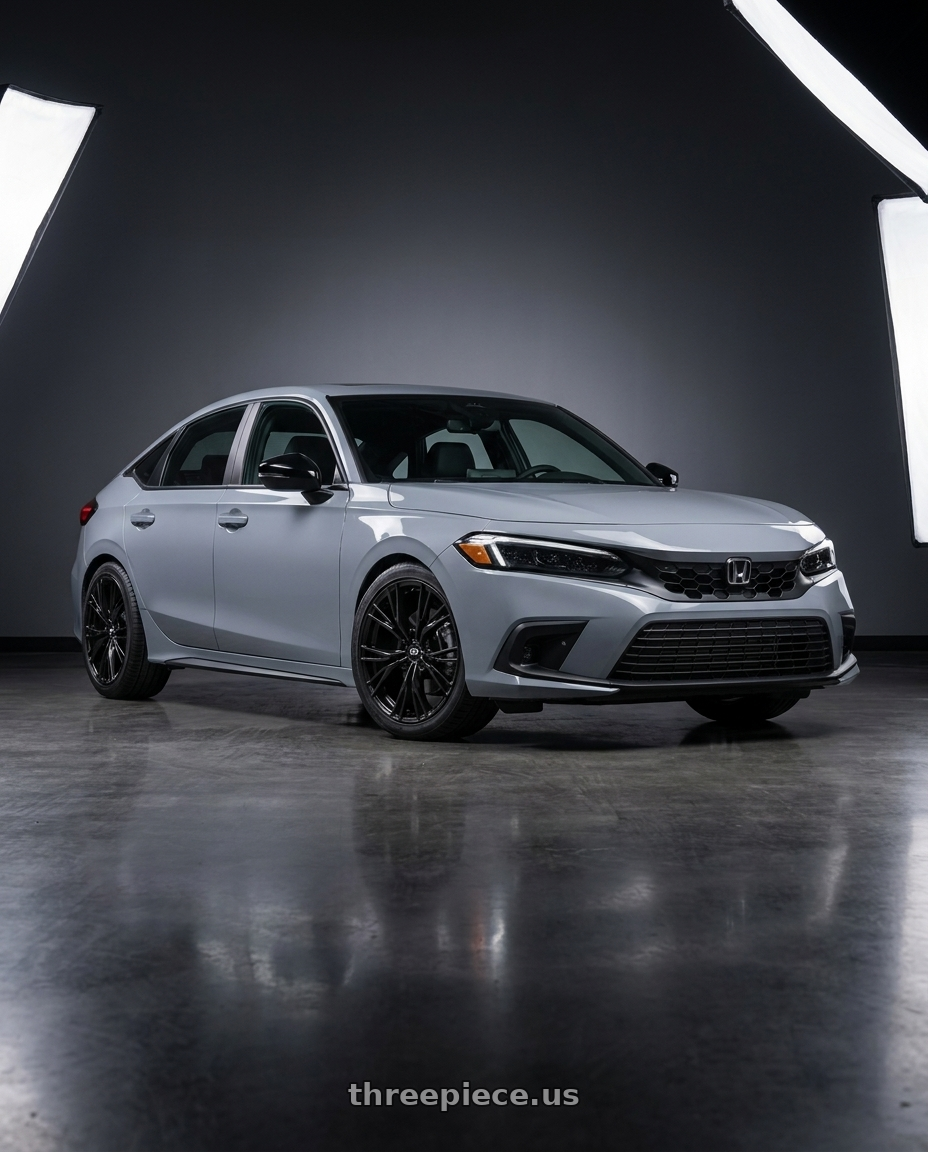 2025 HONDA CIVIC with Enkei ONX 5x120 18x8+40 Black wheels