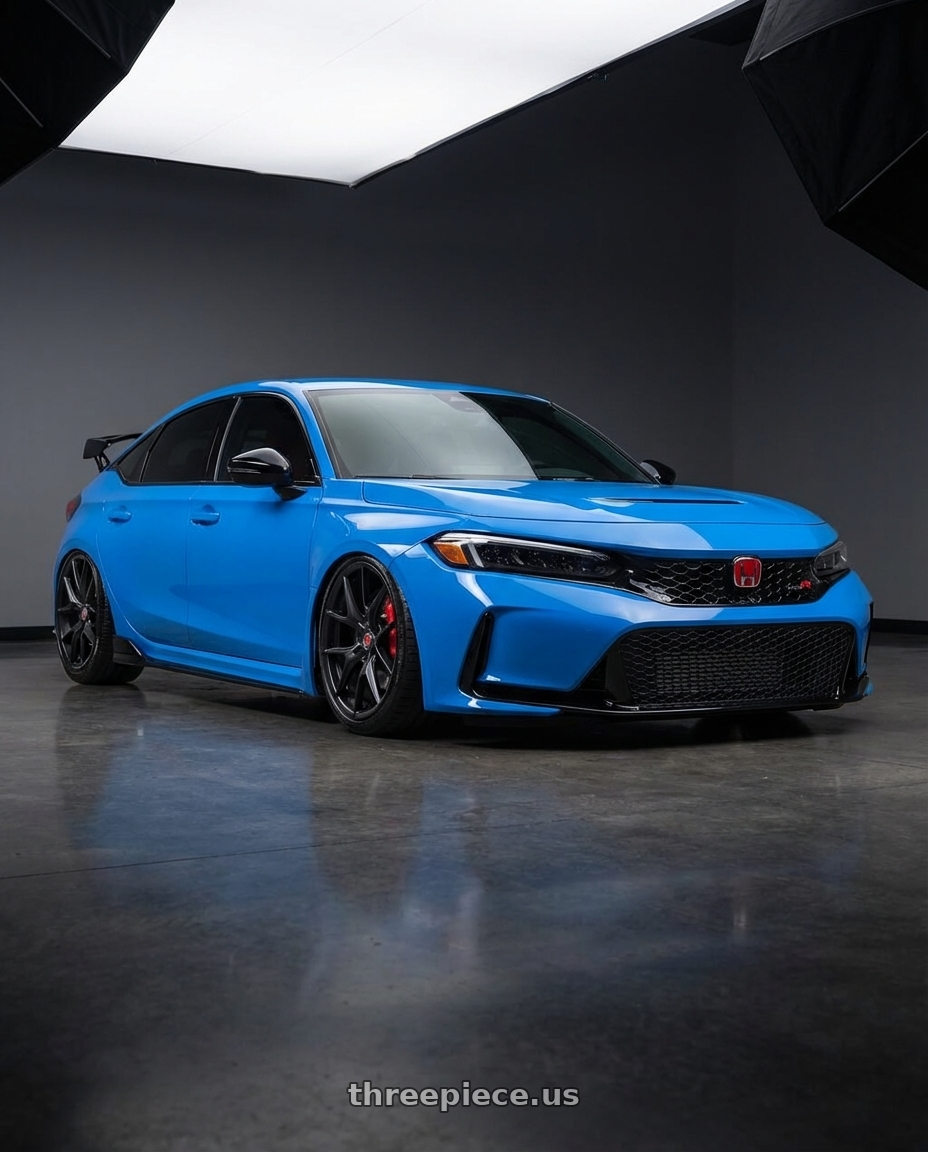 2020 Honda Civic Type R with Forgestar CF5V 5x120 19x9 +38 Satin Black wheels