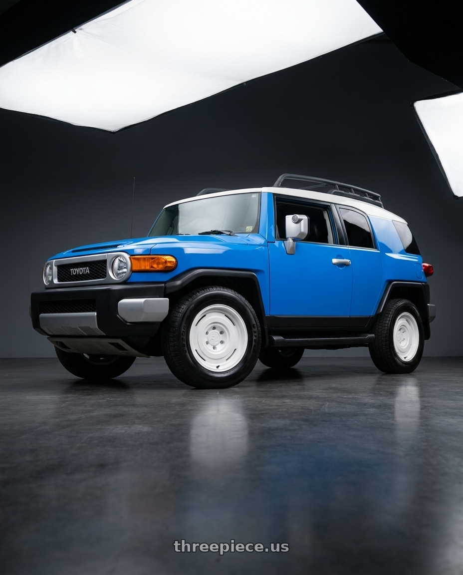 2007 Toyota FJ Cruiser with fifteen52 ANALOG HD 5x120 17x8.0 +25 CLASSIC WHITE (GLOSS WHITE) wheels