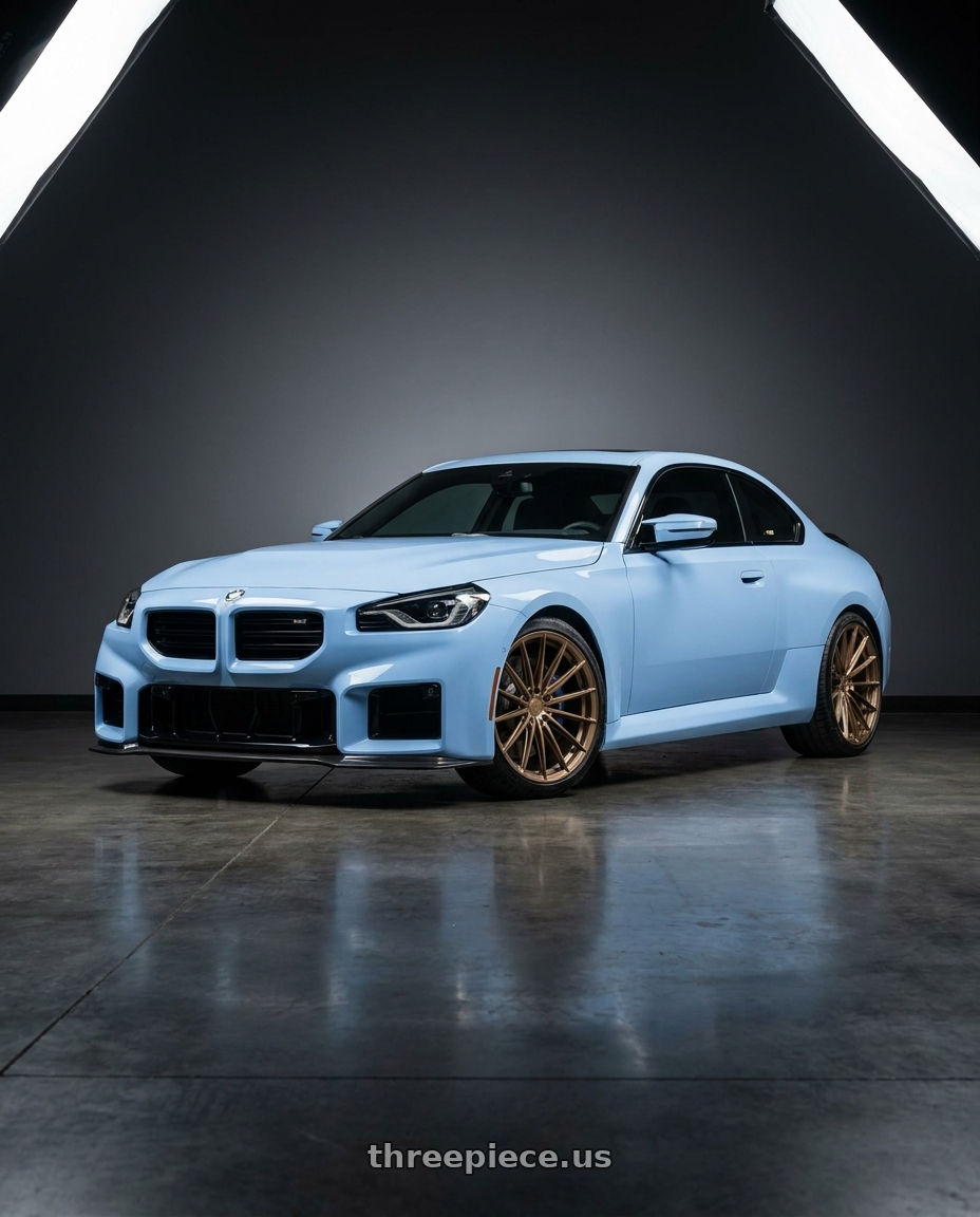 2026 BMW M2 with VOSSEN HFX-4 6X139.7 22x9.5 +20 SATIN BRONZE wheels