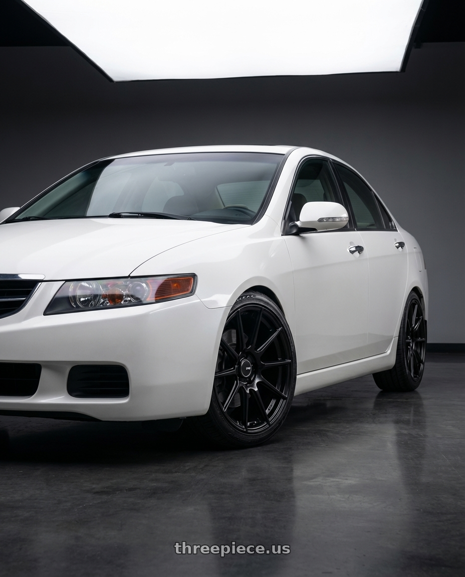 2005 Acura tsx with Enkei TS10 5x114.3 17x8+35 Black wheels