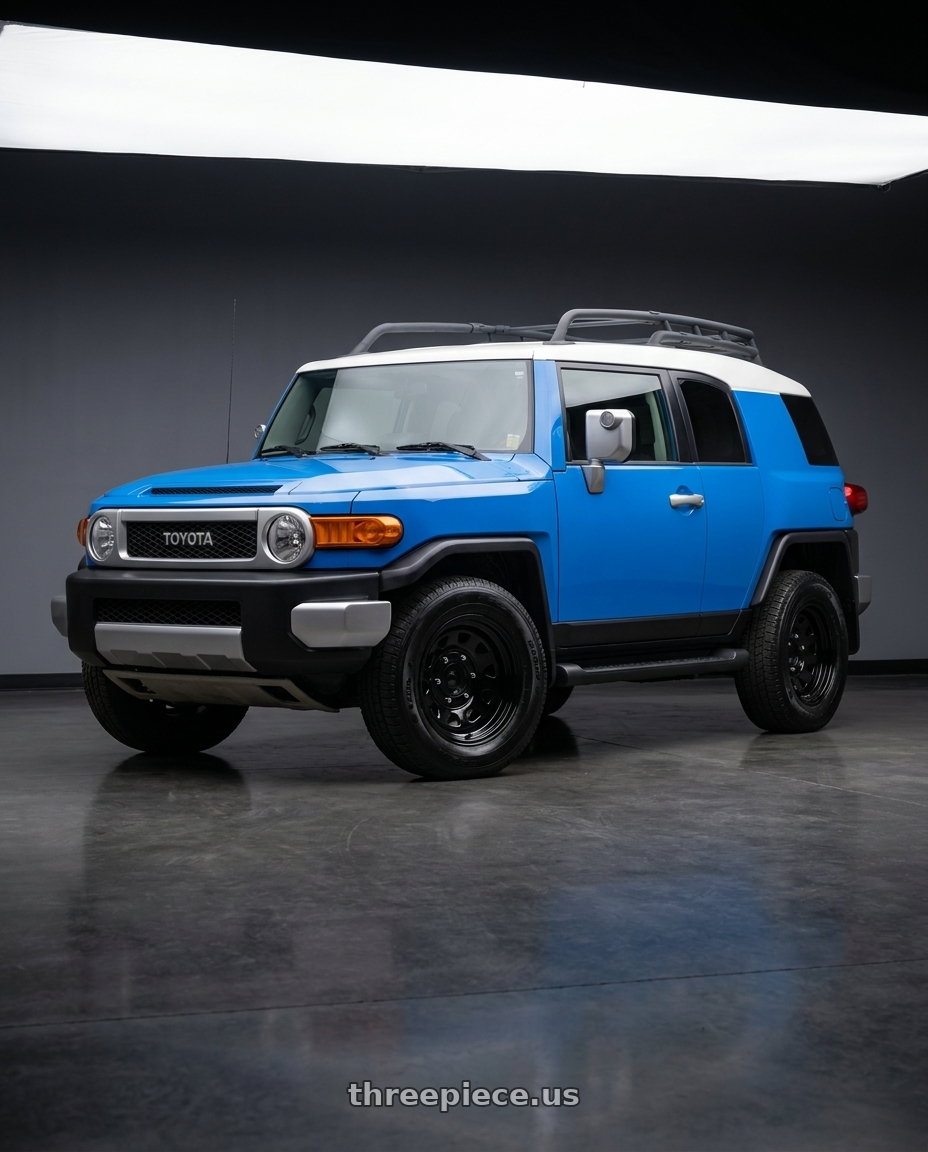 2007 Toyota FJ Cruiser with Vision HD 84H 6x139.7 17x8-12 Gloss Black wheels
