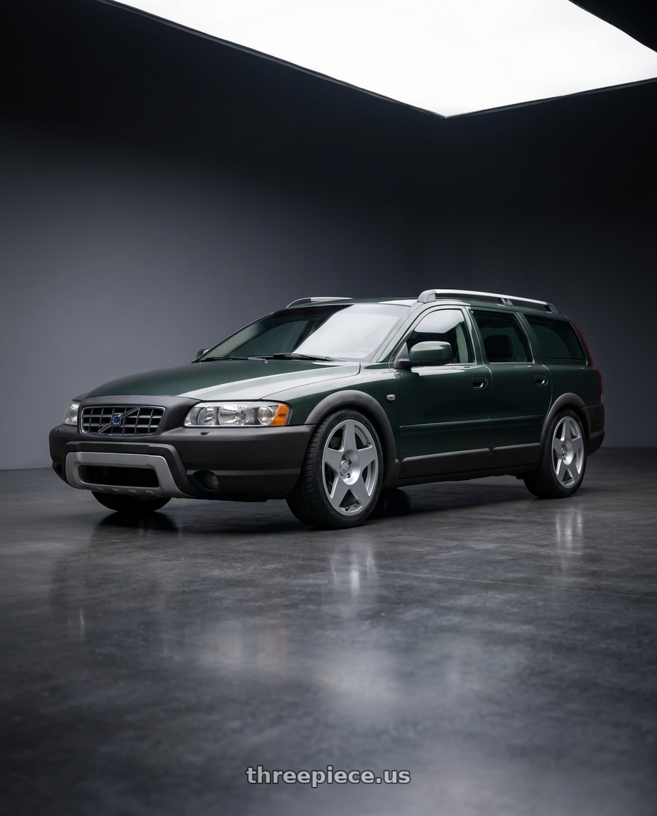 2006 Volvo xc70 with fifteen52 Tarmac 5x108 18X8.5 +42 SPEED SILVER (GLOSS SILVER) wheels