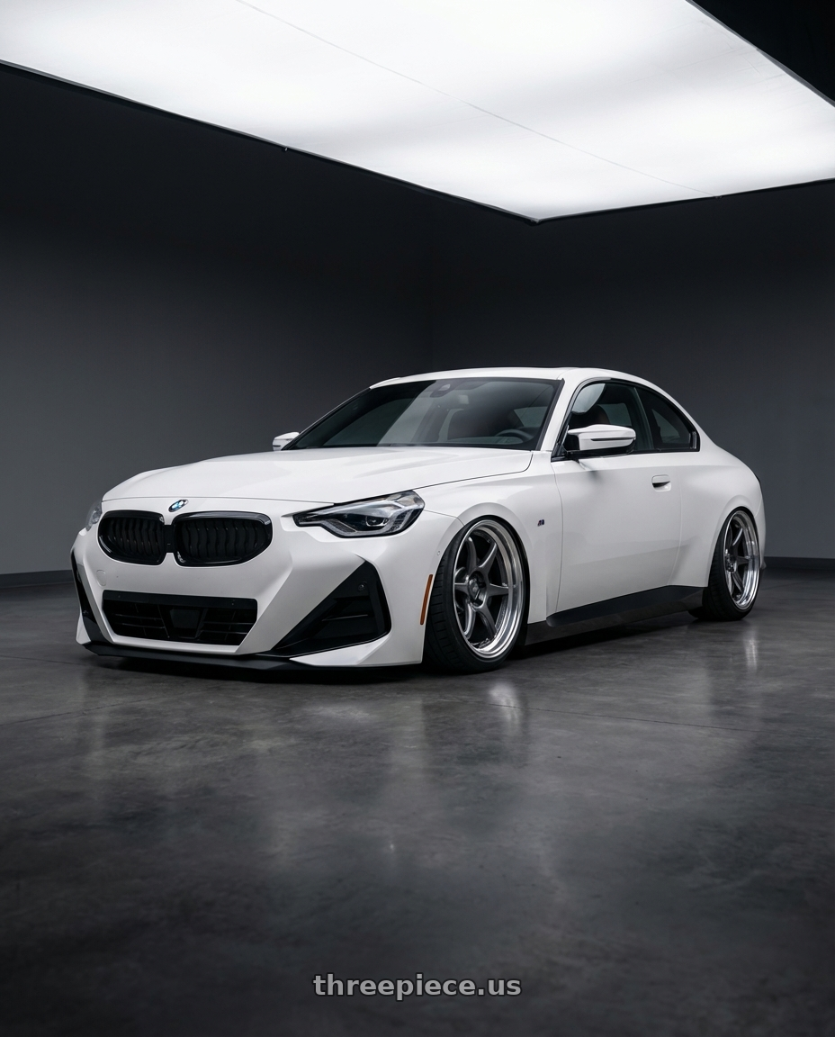 2024 BMW 2 Series G42 with Kansei K11G Tandem 5X112 19x9.5 22 Gunmetal wheels