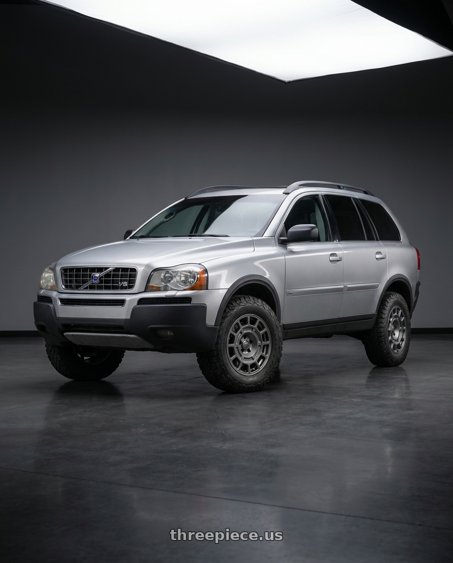 2005 Volvo XC90 V8 with fifteen52 METRIX MX 5x108 17x8 +38 FROSTED GRAPHITE (SATIN GREY) wheels