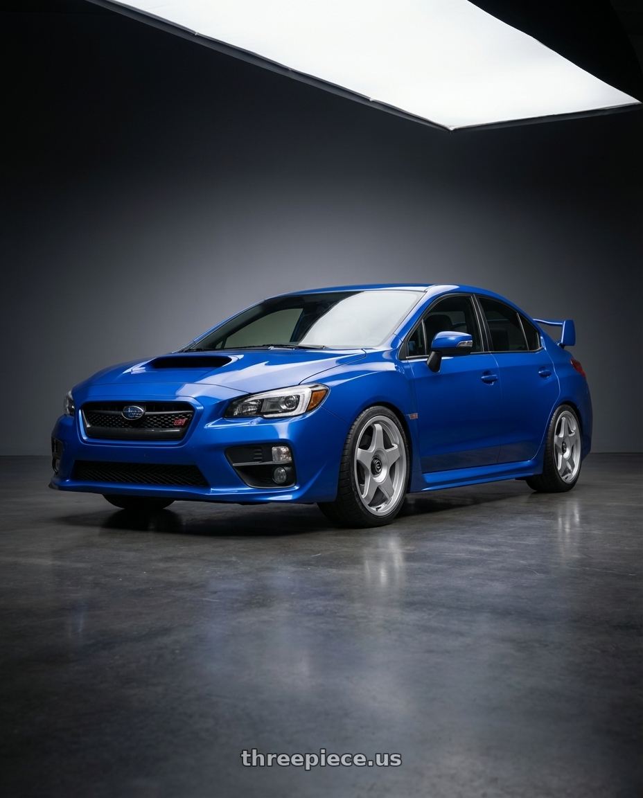 2018 Subaru WRX STI with fifteen52 CHICANE 5x114.3 / 5x100 18x8.5 +35 SPEED SILVER (GLOSS SILVER) wheels