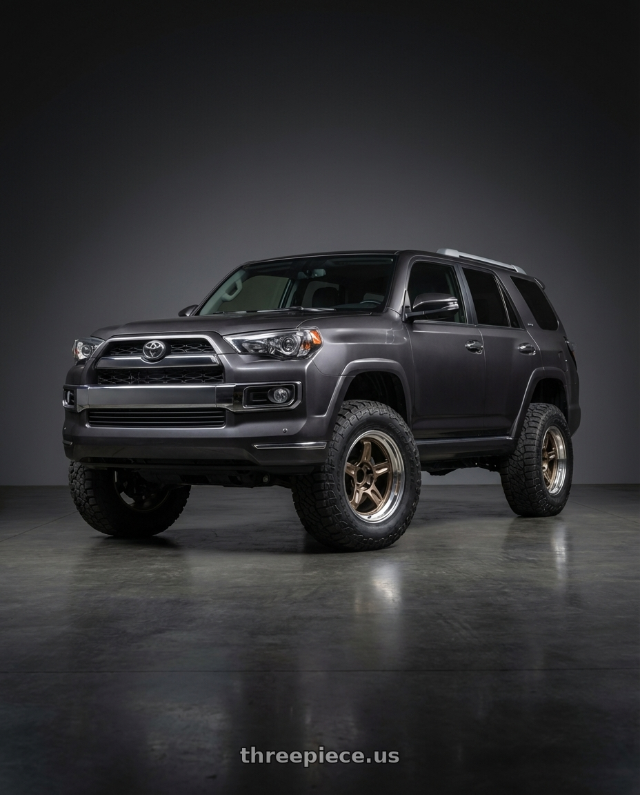 2016 4runner limited with Volk Racing 21C SPEC-SR 5x114.3 18x11 -10 SHINING BRONZE METAL / RIM DC wheels