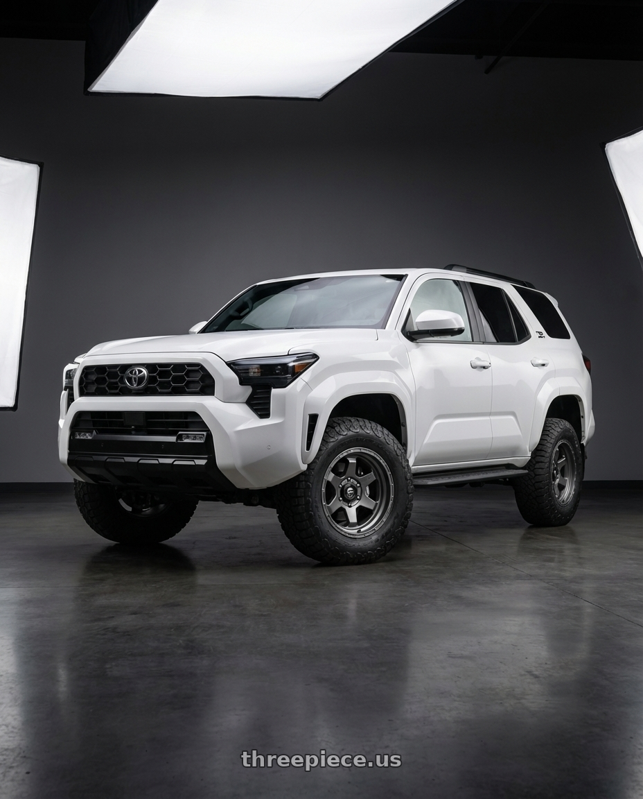 2022 Toyota 4Runner with Fuel 1PC D665 SHOK 6X139.7 17X10 -18 MATTE ANTHRACITE wheels