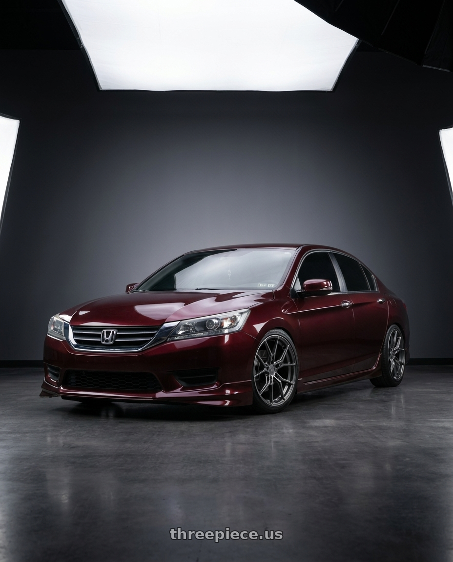 2013 Honda accord with E5 Wheels Daytona 5x120.65 19x10+30 TIU wheels