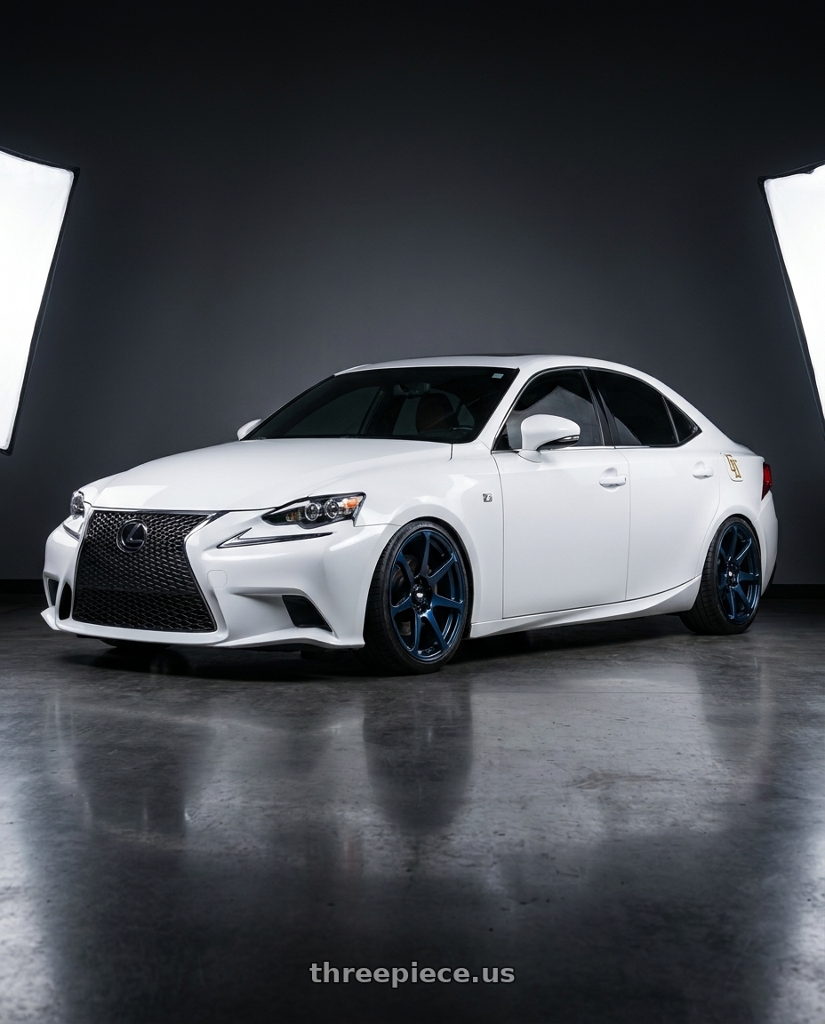 2014 lexus is250 with Motegi MR154 BATTLE 5X114.3 18X9.5 +30 MIDNIGHT BLUE wheels