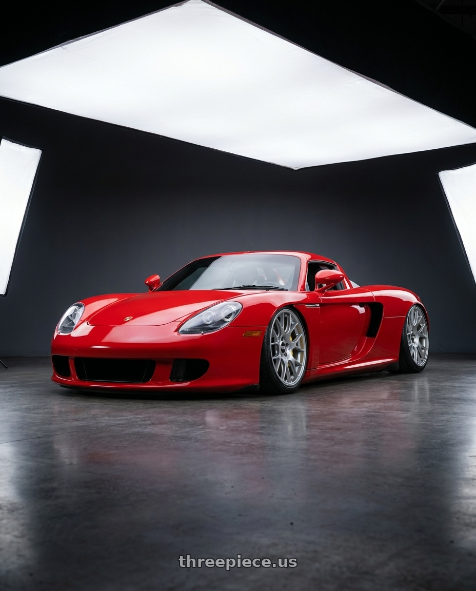 2004 Porsche Carrera GT with BBS CH-R 5x112 20x10.5 +25 Brilliant Silver Polished Rim Protector wheels