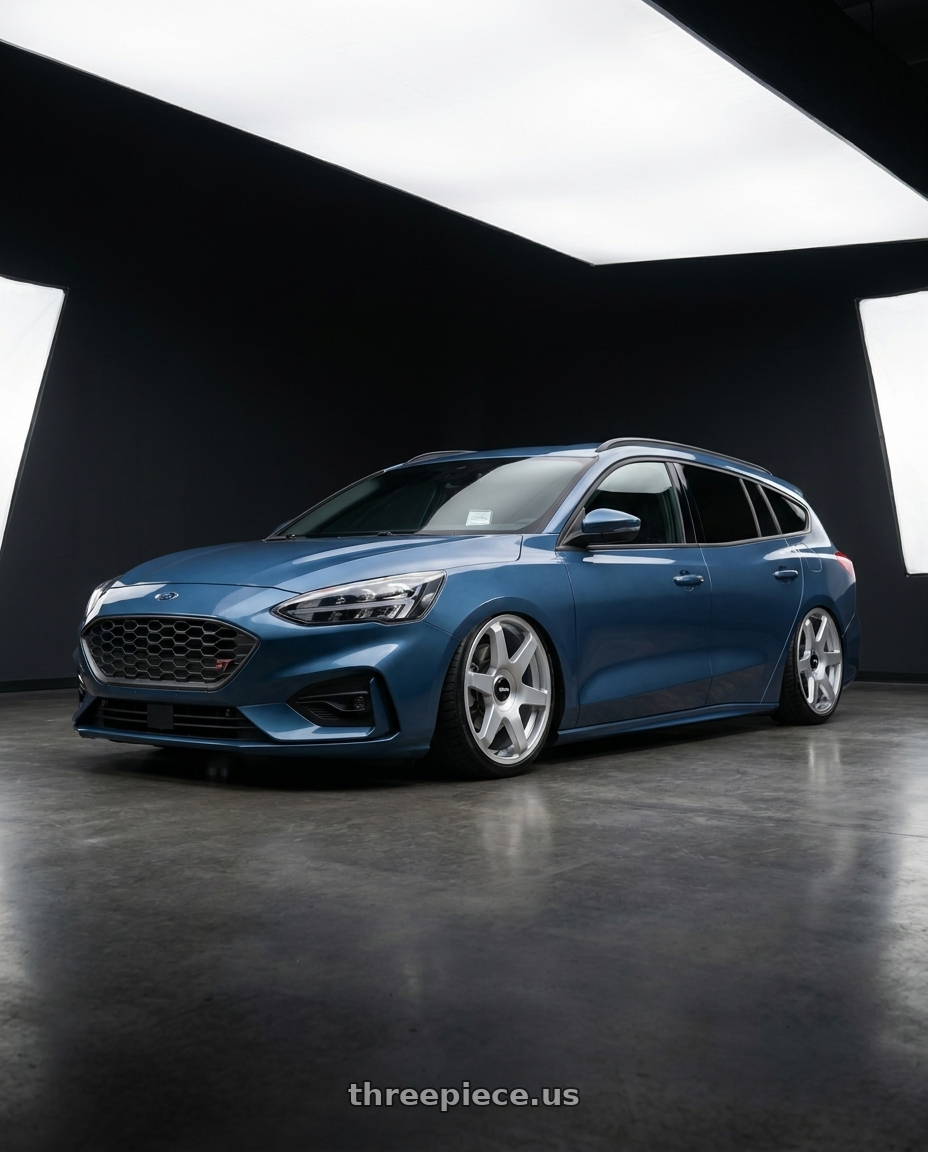 2020 Focus St Wagon with Rotiform 1PC R114 SIX 5X108/5X112 19X8.5 +45 GLOSS SILVER wheels