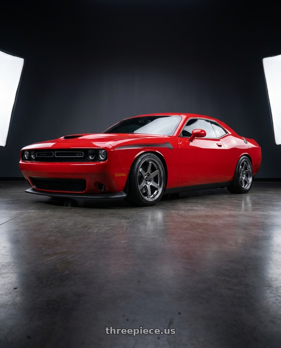 2021 Dodge Challenger GT AWD with Vors TR37 5x115 19x9.5 +22 Hyper Black wheels